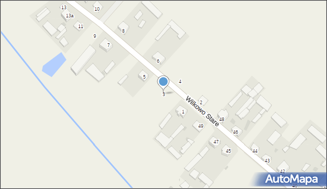Wilkowo Nowe, Wilkowo Nowe, 3, mapa Wilkowo Nowe