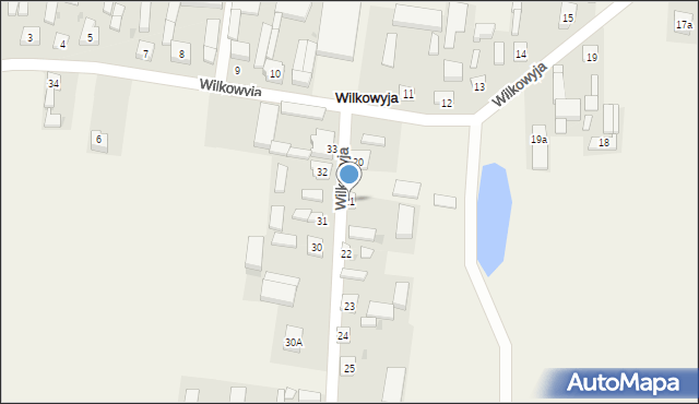 Wilkowyja, Wilkowyja, 21, mapa Wilkowyja