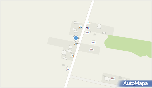 Wilkucice Duże, Wilkucice Duże, 20A, mapa Wilkucice Duże