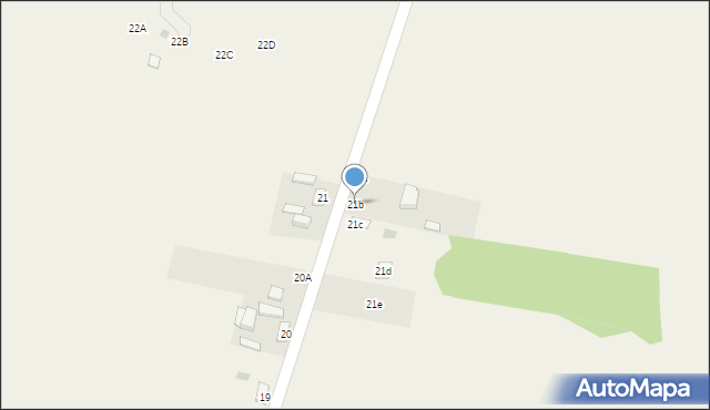 Wilkucice Duże, Wilkucice Duże, 21b, mapa Wilkucice Duże