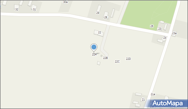 Wilkucice Duże, Wilkucice Duże, 22A, mapa Wilkucice Duże
