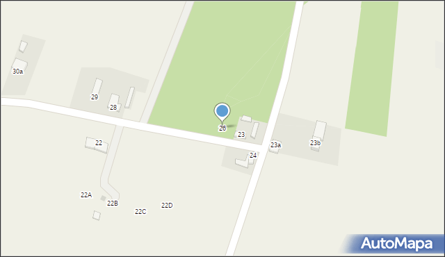 Wilkucice Duże, Wilkucice Duże, 26, mapa Wilkucice Duże
