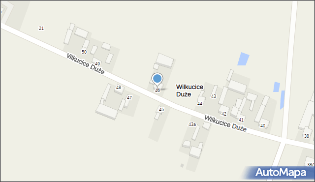 Wilkucice Duże, Wilkucice Duże, 46, mapa Wilkucice Duże