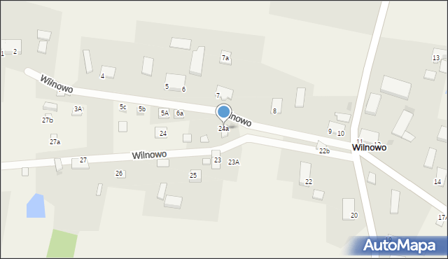 Wilnowo, Wilnowo, 24a, mapa Wilnowo