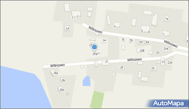 Wilnowo, Wilnowo, 27a, mapa Wilnowo