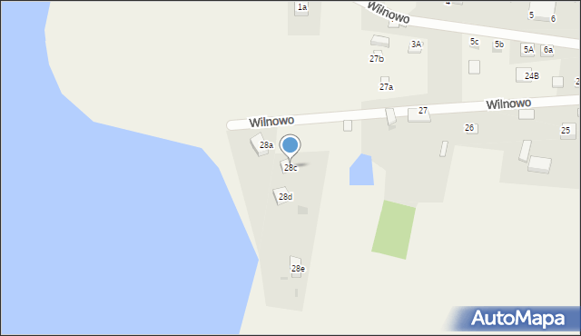 Wilnowo, Wilnowo, 28c, mapa Wilnowo