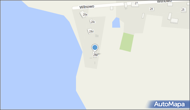 Wilnowo, Wilnowo, 28e, mapa Wilnowo