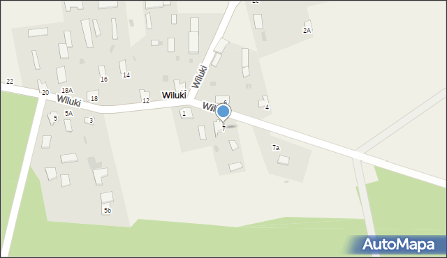 Wiluki, Wiluki, 7, mapa Wiluki
