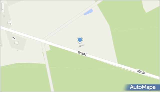Wiluki, Wiluki, 7c, mapa Wiluki