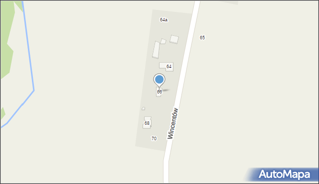 Wincentów, Wincentów, 66, mapa Wincentów