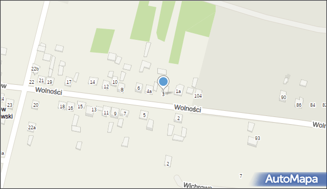 Wincentów, Wincentów, 3, mapa Wincentów