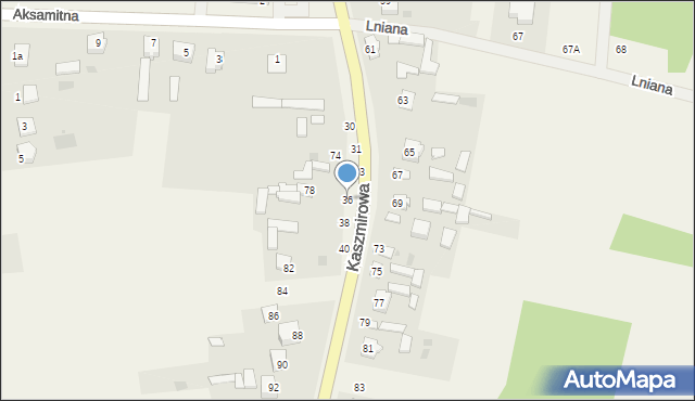 Wincentów, Wincentów, 36, mapa Wincentów