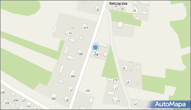 Wincentów, Wincentów, 17B, mapa Wincentów