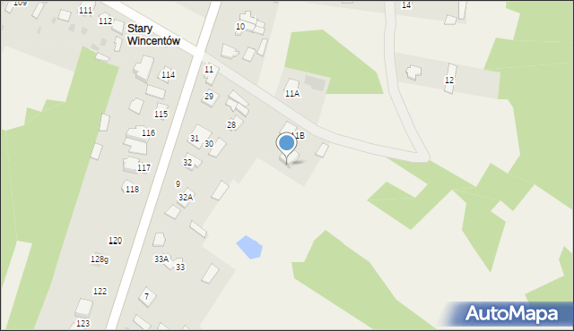 Wincentów, Wincentów, 28b, mapa Wincentów