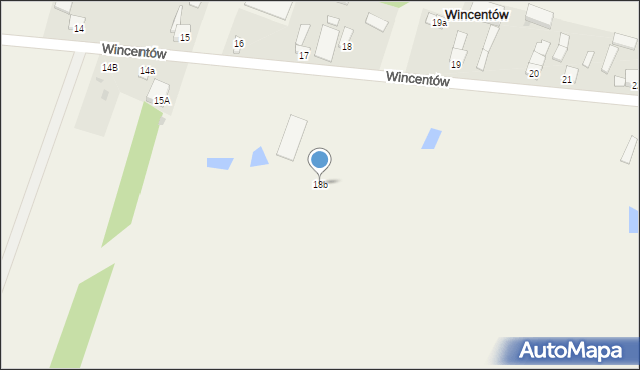 Wincentów, Wincentów, 18b, mapa Wincentów