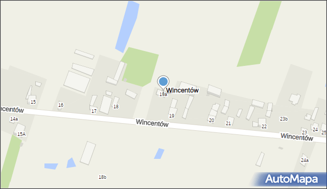 Wincentów, Wincentów, 19a, mapa Wincentów