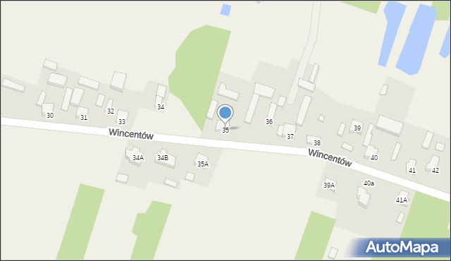 Wincentów, Wincentów, 35, mapa Wincentów