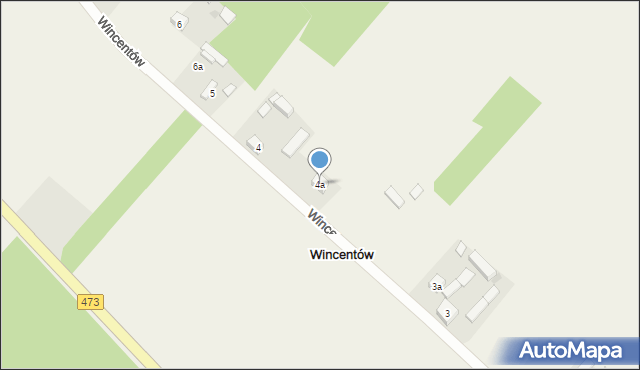 Wincentów, Wincentów, 4a, mapa Wincentów