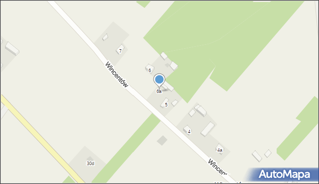 Wincentów, Wincentów, 6a, mapa Wincentów
