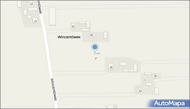 Wincentówek, Wincentówek, 38, mapa Wincentówek