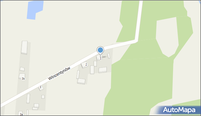 Wincentynów, Wincentynów, 1, mapa Wincentynów