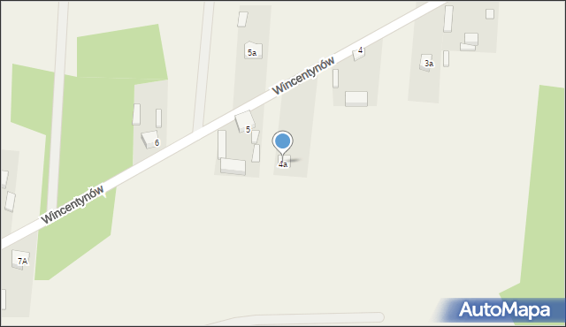 Wincentynów, Wincentynów, 4a, mapa Wincentynów