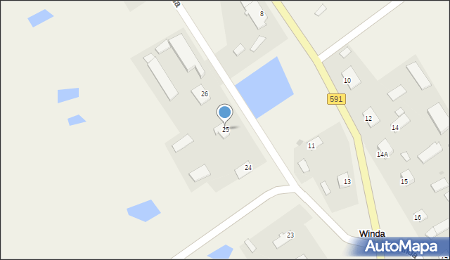 Winda, Winda, 25, mapa Winda