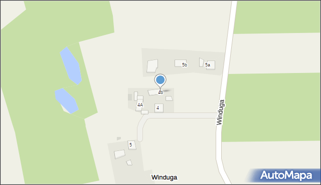 Winduga, Winduga, 4b, mapa Winduga