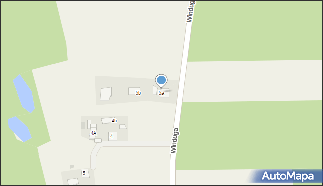 Winduga, Winduga, 5a, mapa Winduga