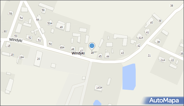 Windyki, Windyki, 46, mapa Windyki