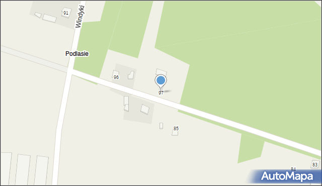 Windyki, Windyki, 97, mapa Windyki