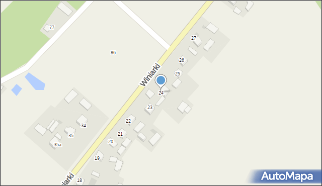 Winiarki, Winiarki, 24, mapa Winiarki