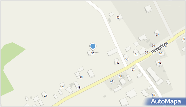 Winiary, Winiary, 50, mapa Winiary