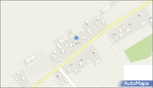 Winiary, Winiary, 6, mapa Winiary