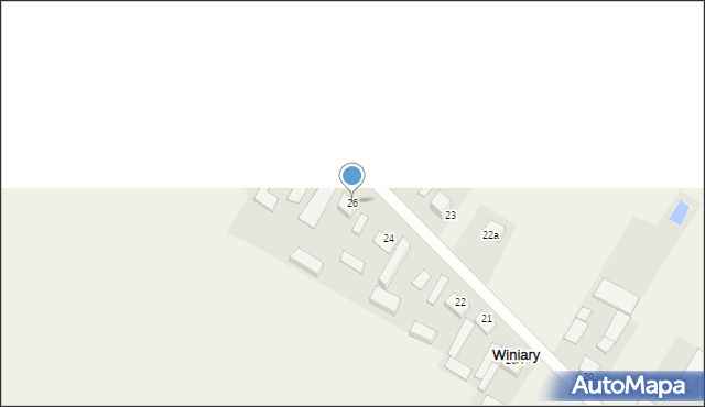 Winiary, Winiary, 26, mapa Winiary
