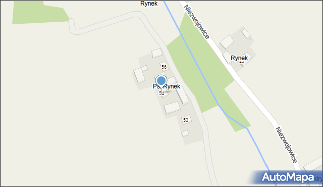 Winiary, Winiary, 54, mapa Winiary