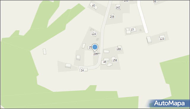 Winiary, Winiary, 105, mapa Winiary