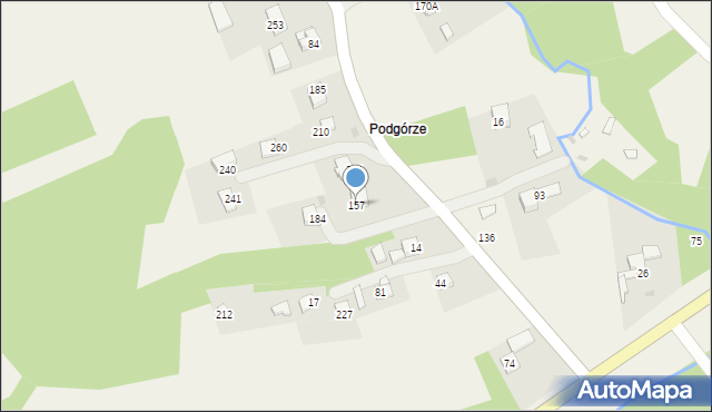 Winiary, Winiary, 157, mapa Winiary