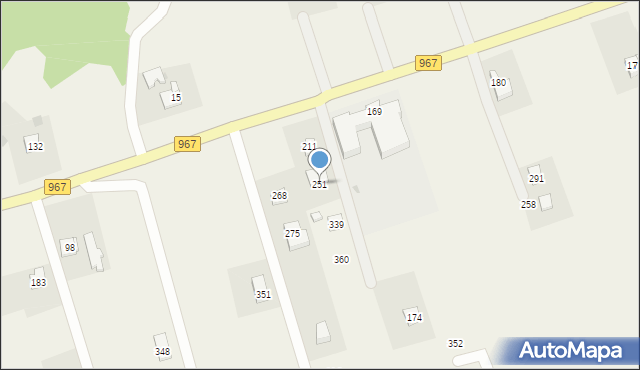 Winiary, Winiary, 251, mapa Winiary