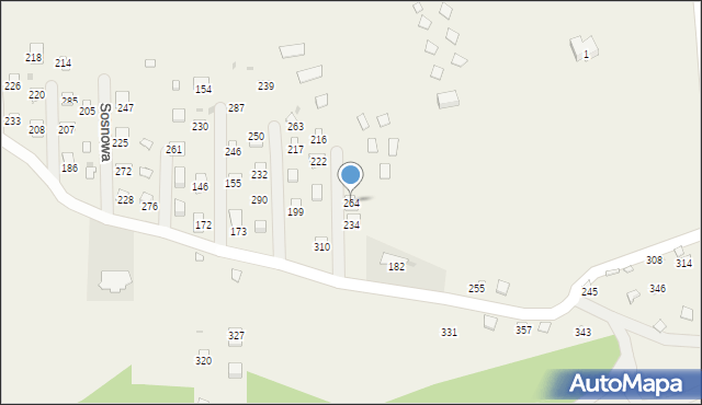 Winiary, Winiary, 264, mapa Winiary