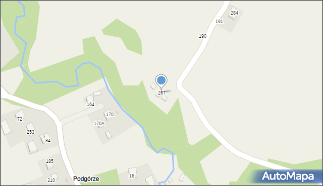 Winiary, Winiary, 267, mapa Winiary