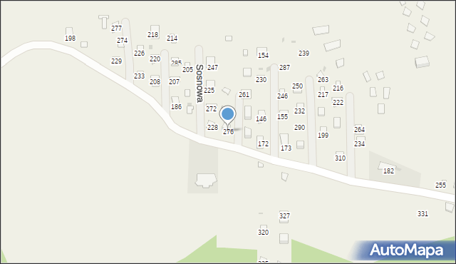 Winiary, Winiary, 276, mapa Winiary