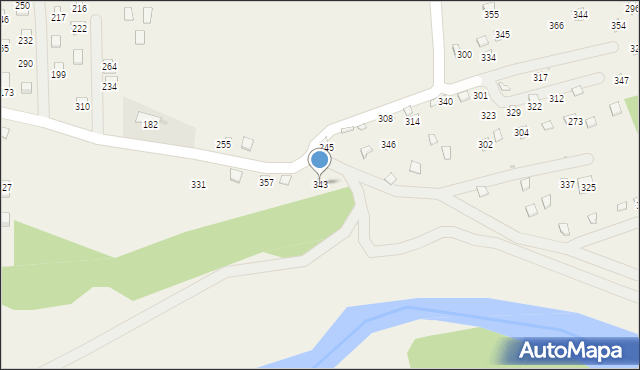 Winiary, Winiary, 343, mapa Winiary