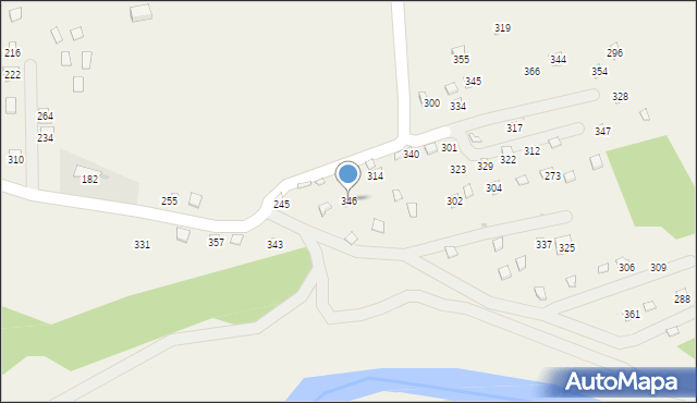 Winiary, Winiary, 346, mapa Winiary