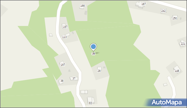 Winiary, Winiary, 35, mapa Winiary