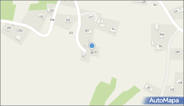 Winiary, Winiary, 62, mapa Winiary