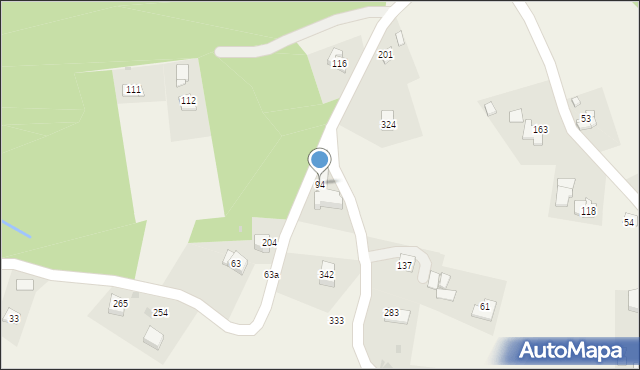 Winiary, Winiary, 94, mapa Winiary