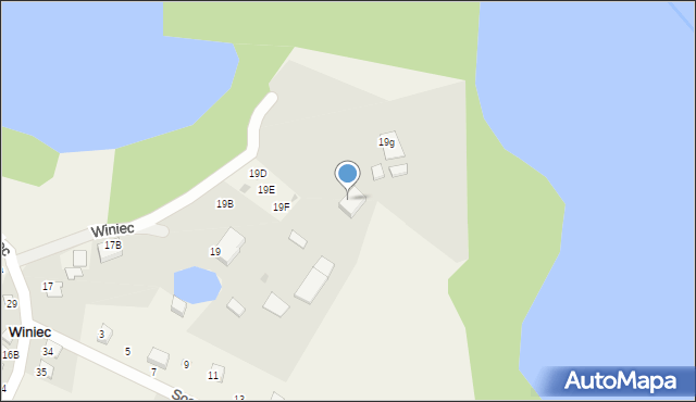 Winiec, Winiec, 19h, mapa Winiec