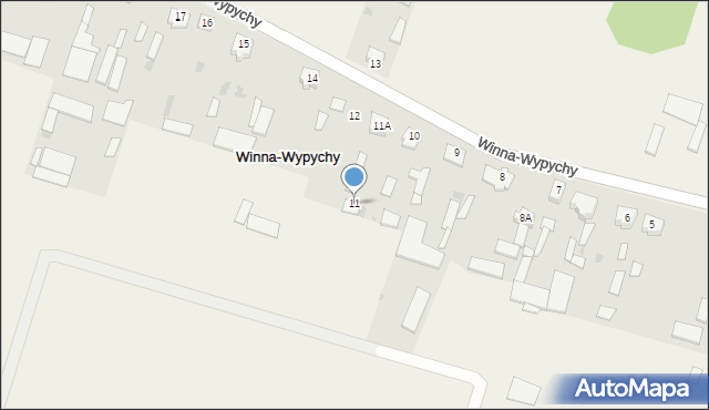 Winna-Wypychy, Winna-Wypychy, 11, mapa Winna-Wypychy