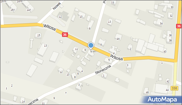 Wińsko, Witosa Wincentego, 7, mapa Wińsko